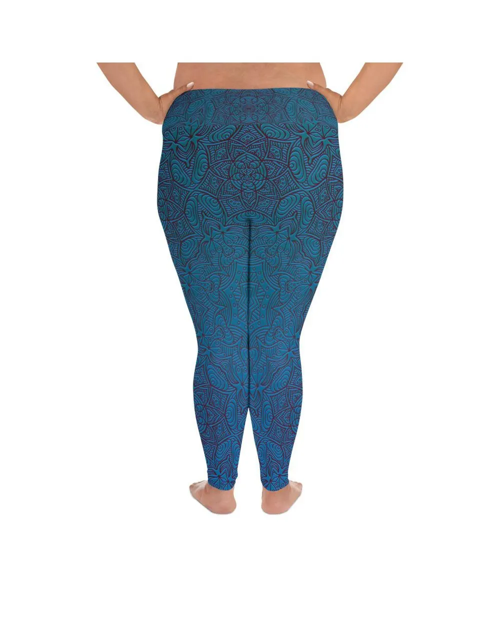 Ornamental Mandala Plus Size Leggings