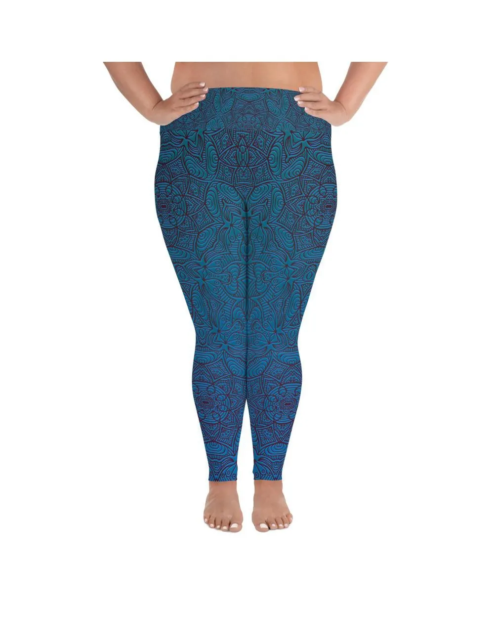 Ornamental Mandala Plus Size Leggings