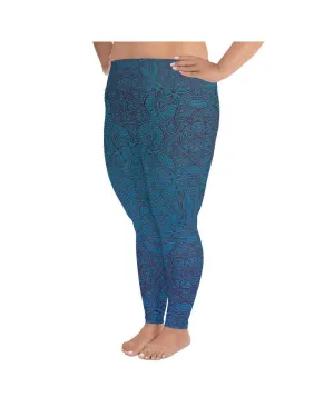 Ornamental Mandala Plus Size Leggings