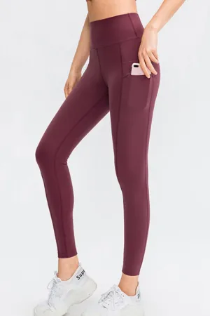 Out Of Here Wide Waistband Sports Pants with Pocket