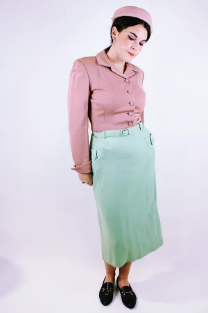 Pencil Skirt with Matching Belt