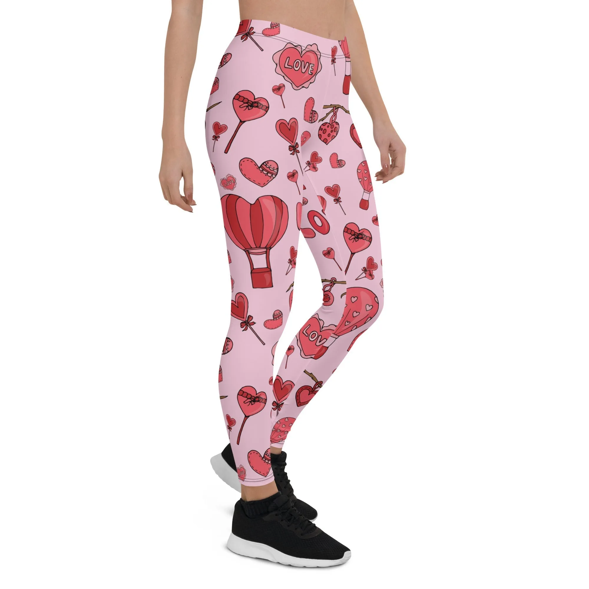 Pink Love Leggings