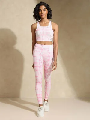 Pink Shibori High Impact Action Bra & Luxe Leggings