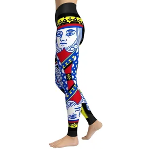 Playing Cards Yoga Leggings