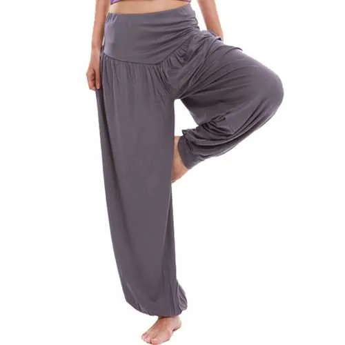 Plus Size Women Multicolor Loose Workout Pants