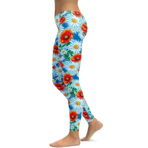 Poppy & Daisy Floral Leggings