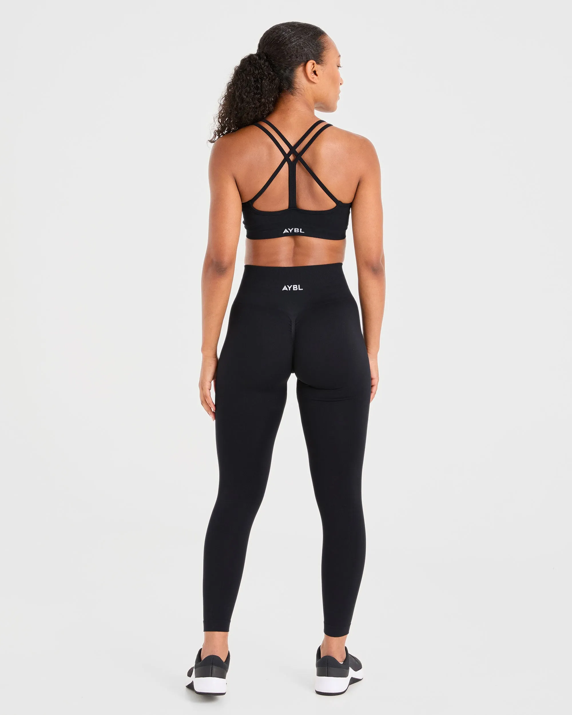 Power Seamless Leggings - Black