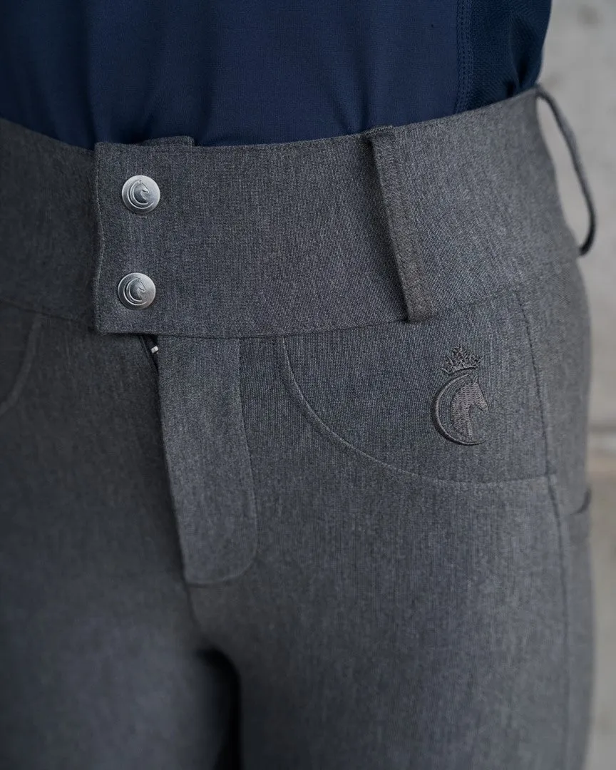 Premium Hybrid Breeches - GRAPHITE GREY