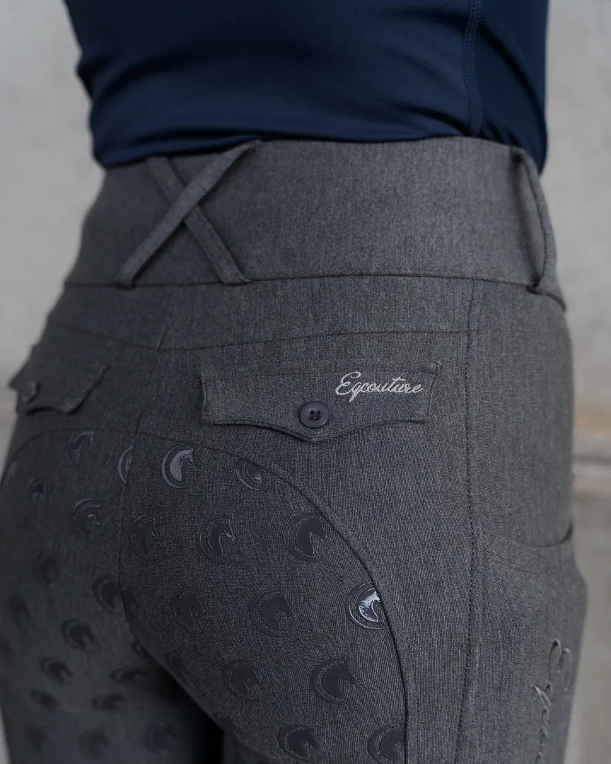 Premium Hybrid Breeches - GRAPHITE GREY