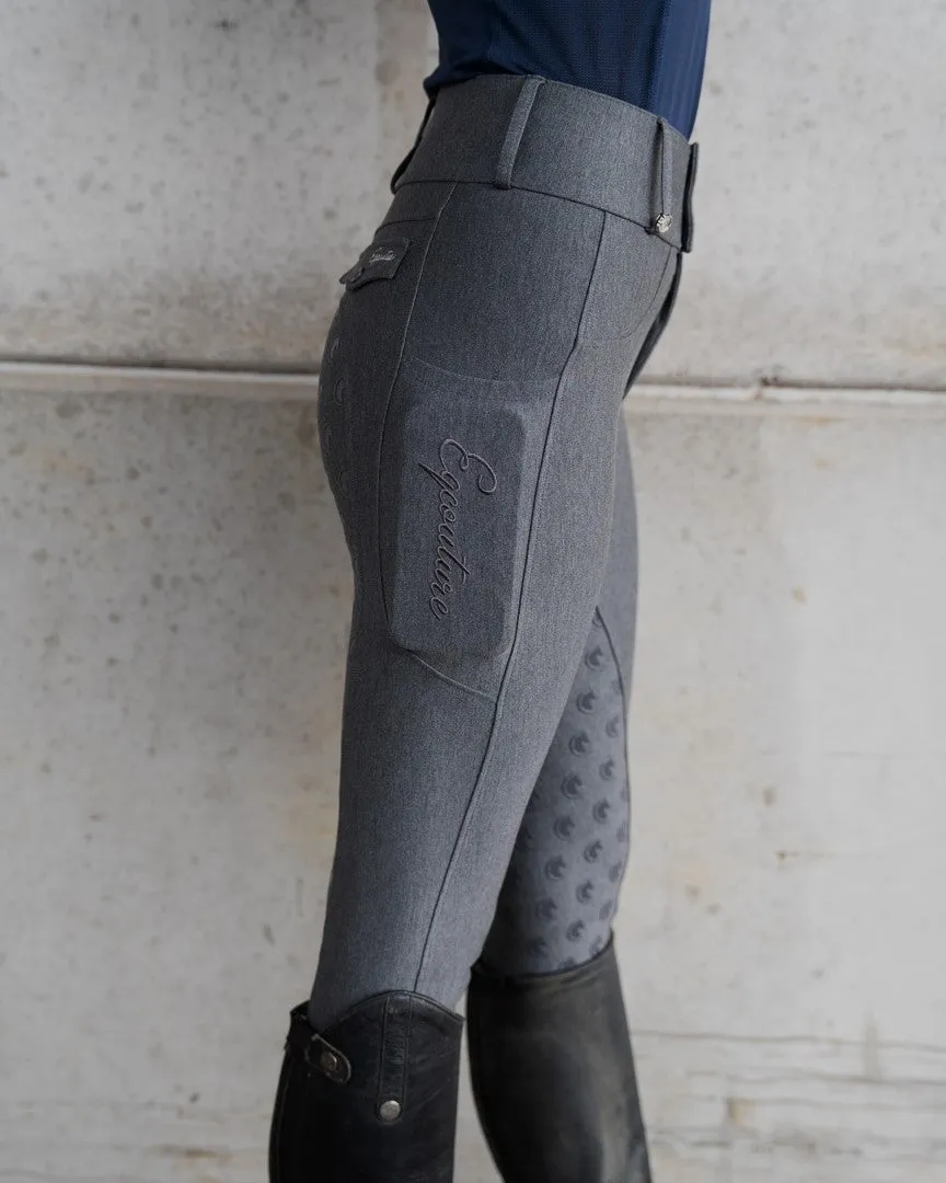 Premium Hybrid Breeches - GRAPHITE GREY