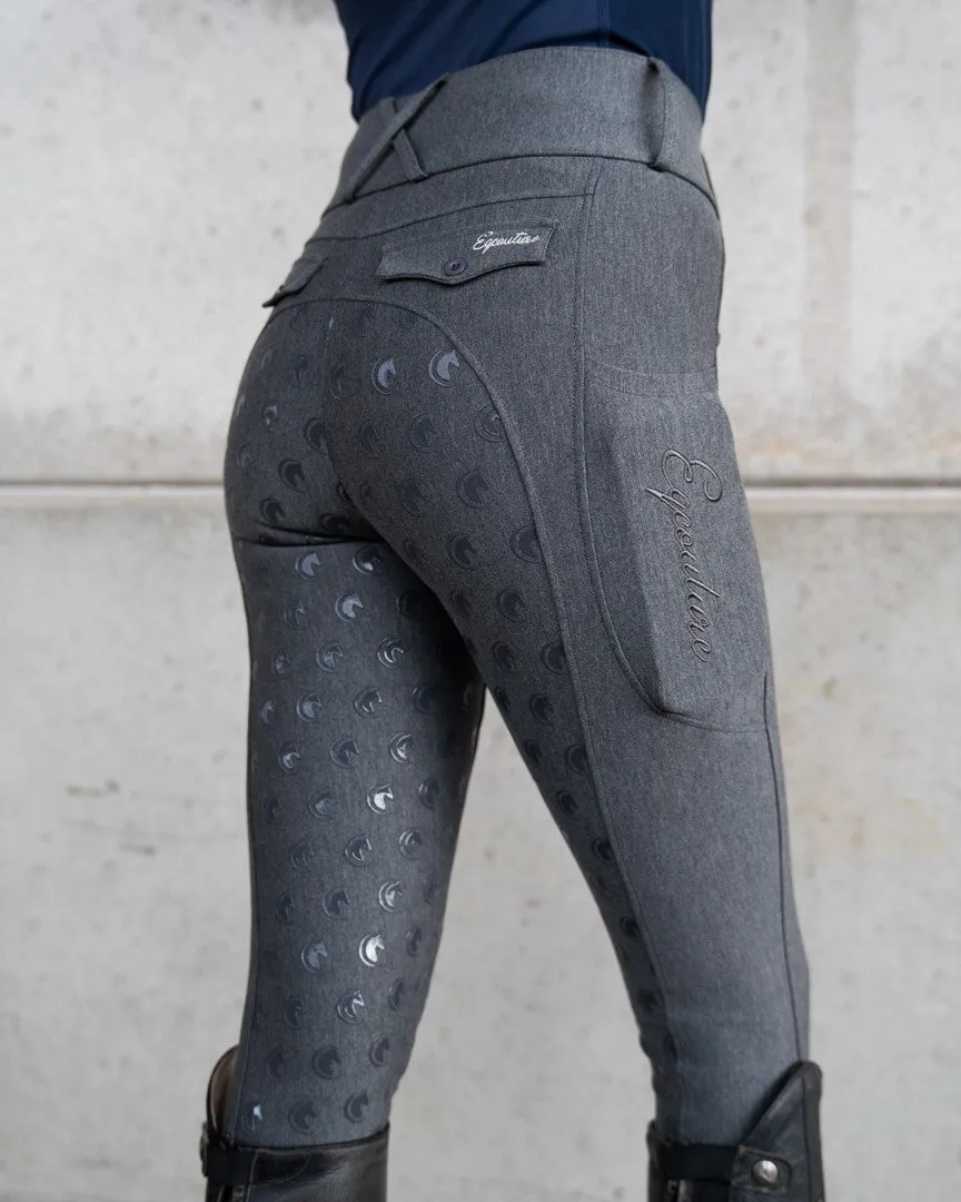 Premium Hybrid Breeches - GRAPHITE GREY