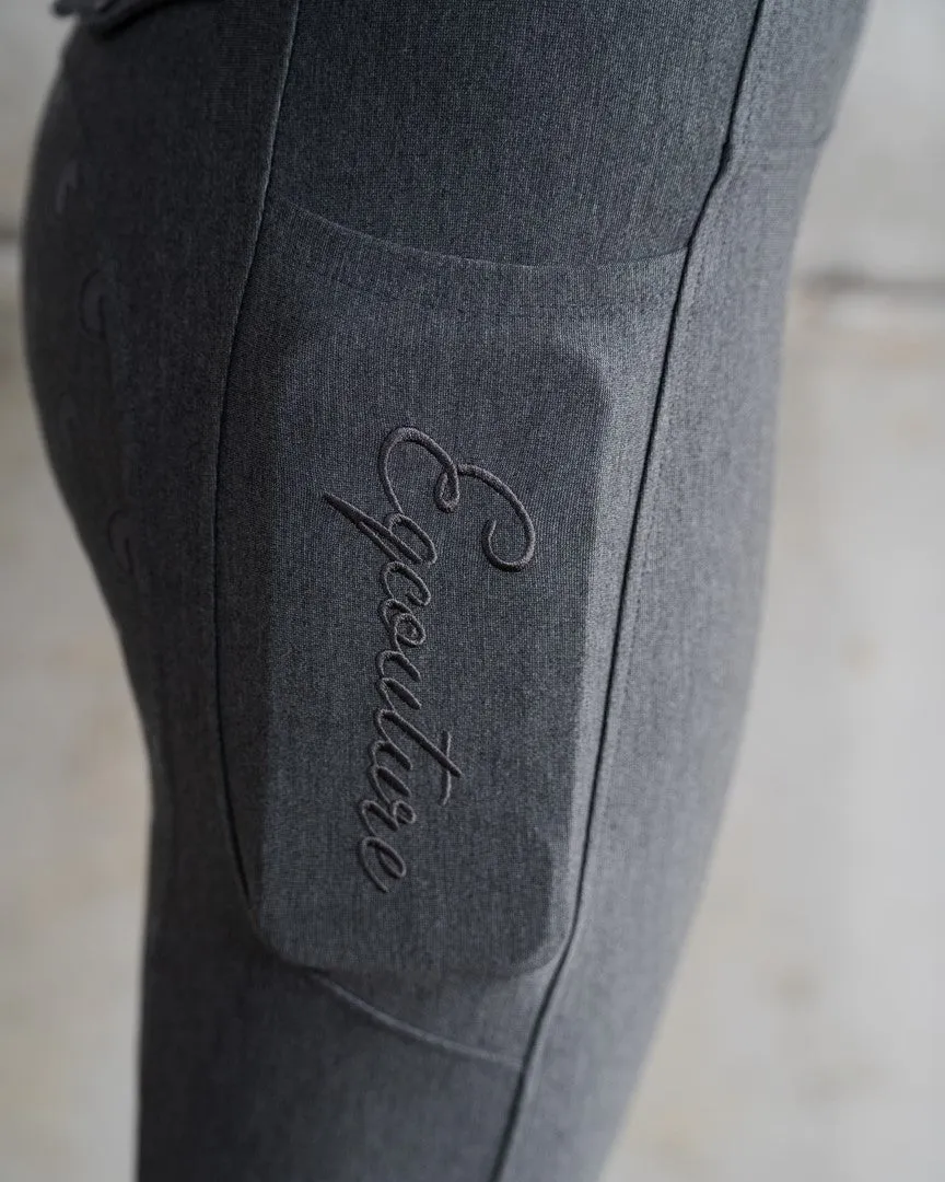 Premium Hybrid Breeches - GRAPHITE GREY