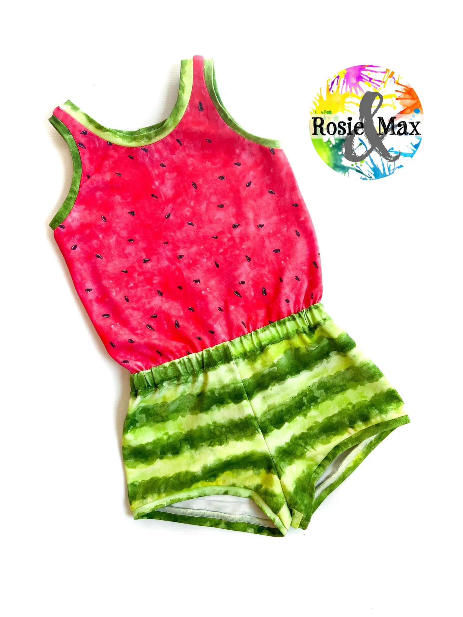 PREORDER - Watermelon  - Laney Romper