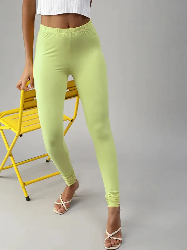 Prisma Ladies Churidar Leggings - Elevate Your Style with 60 Captivating Colors!  M