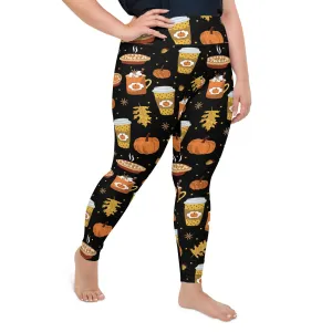 Pumpkin Season Plus Size Leggings