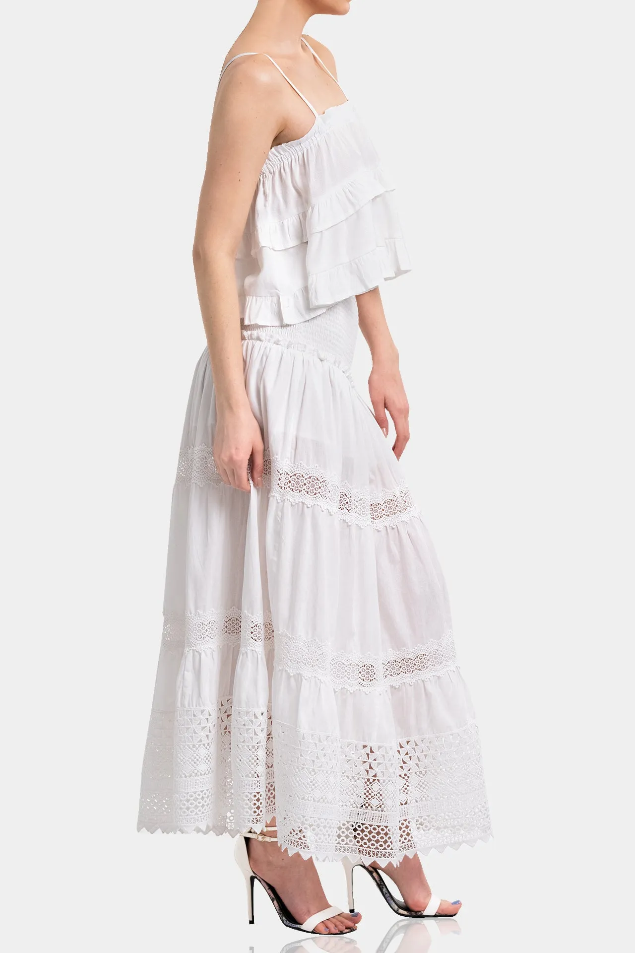 Pure Cotton Long Skirt