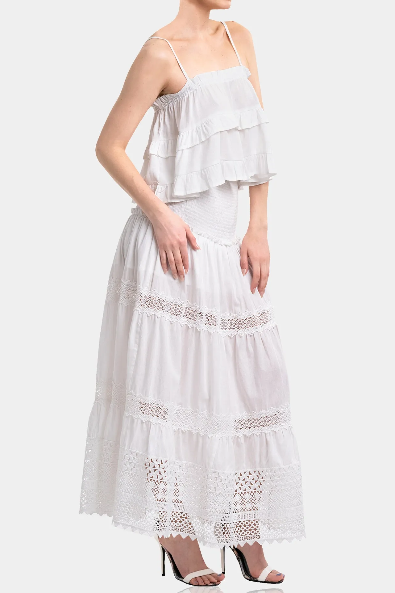 Pure Cotton Long Skirt