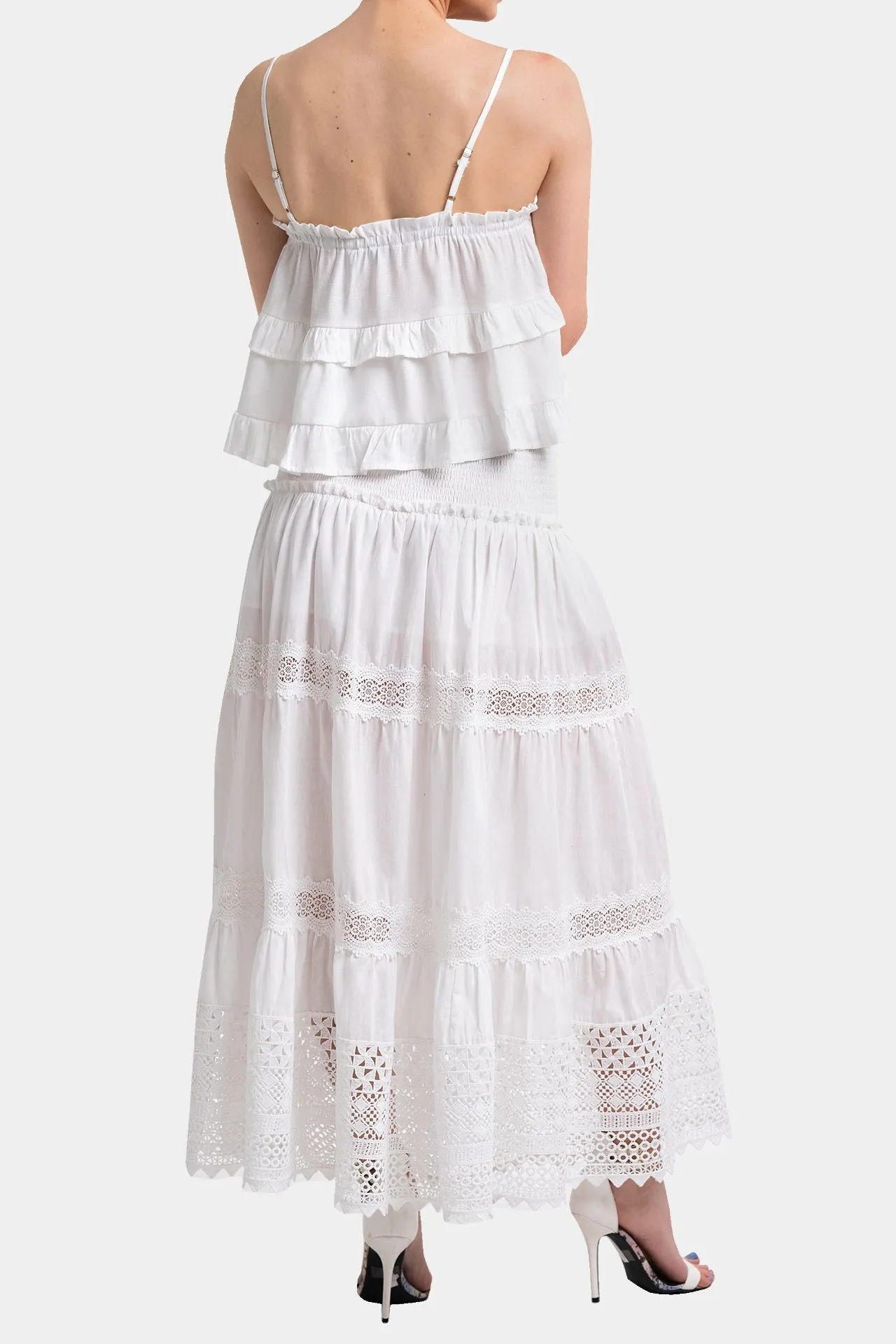 Pure Cotton Long Skirt