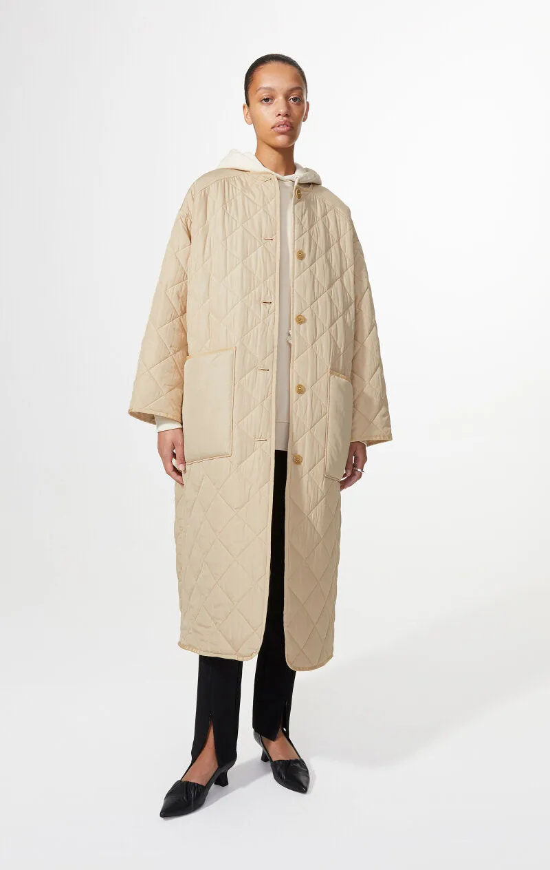 QUILTED COAT SANDLER