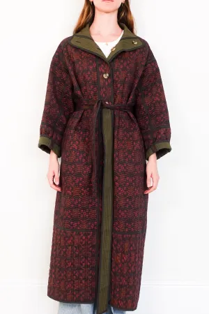 Quilted longline coat RRP £595