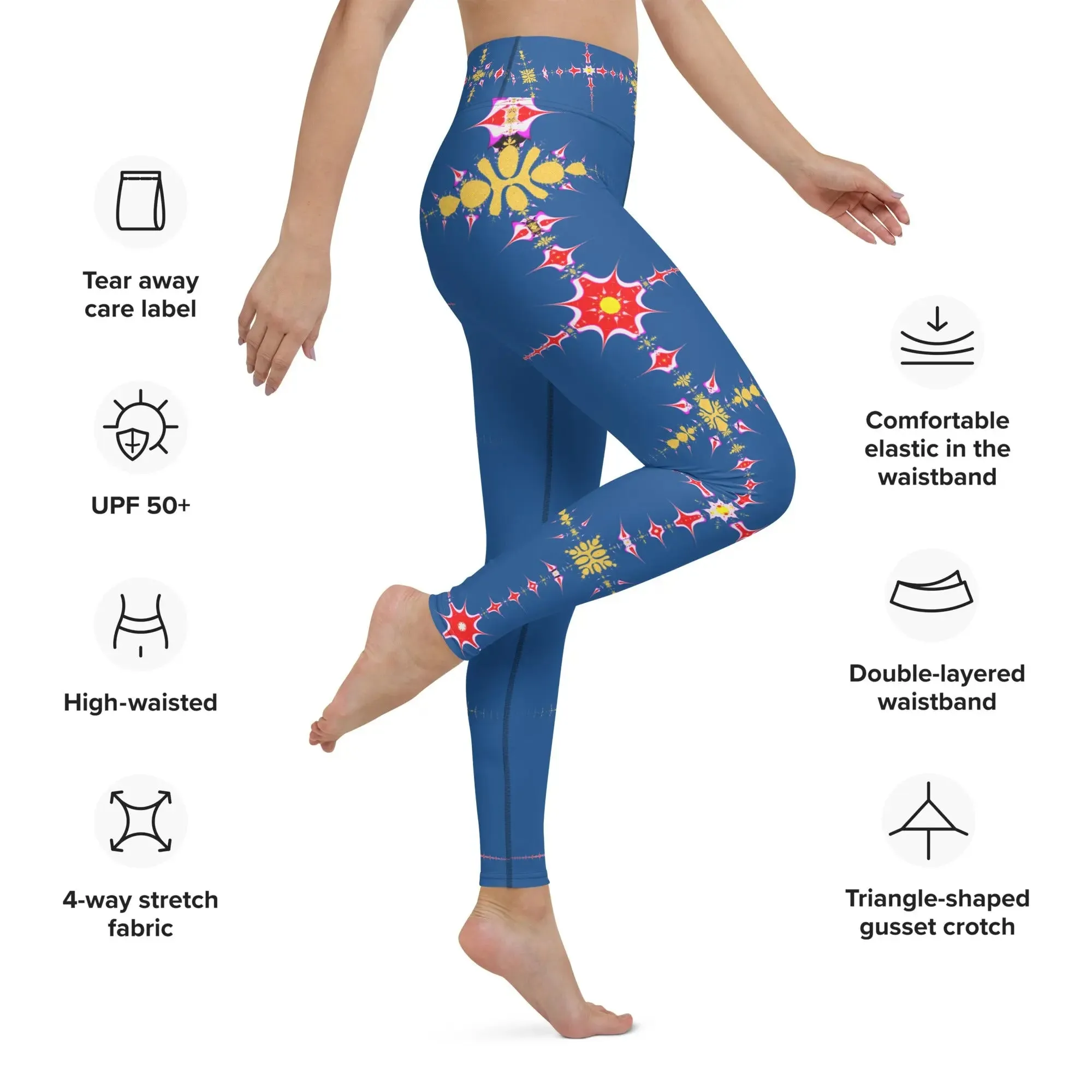 "Hippie Trippy" Collection - Yoga Leggings