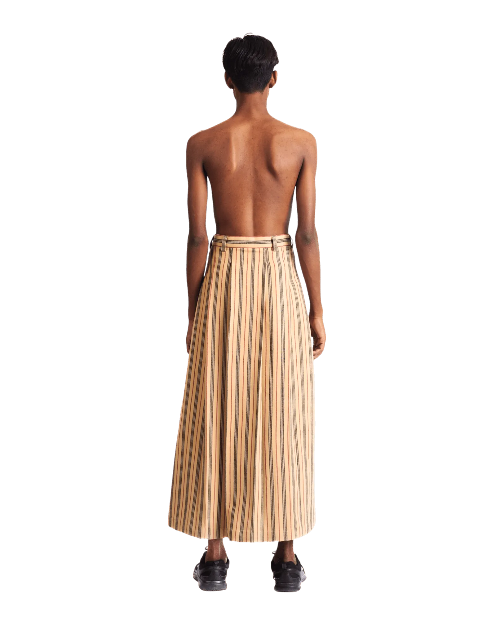 "SUNSET STRIPES" MAXI SKIRT