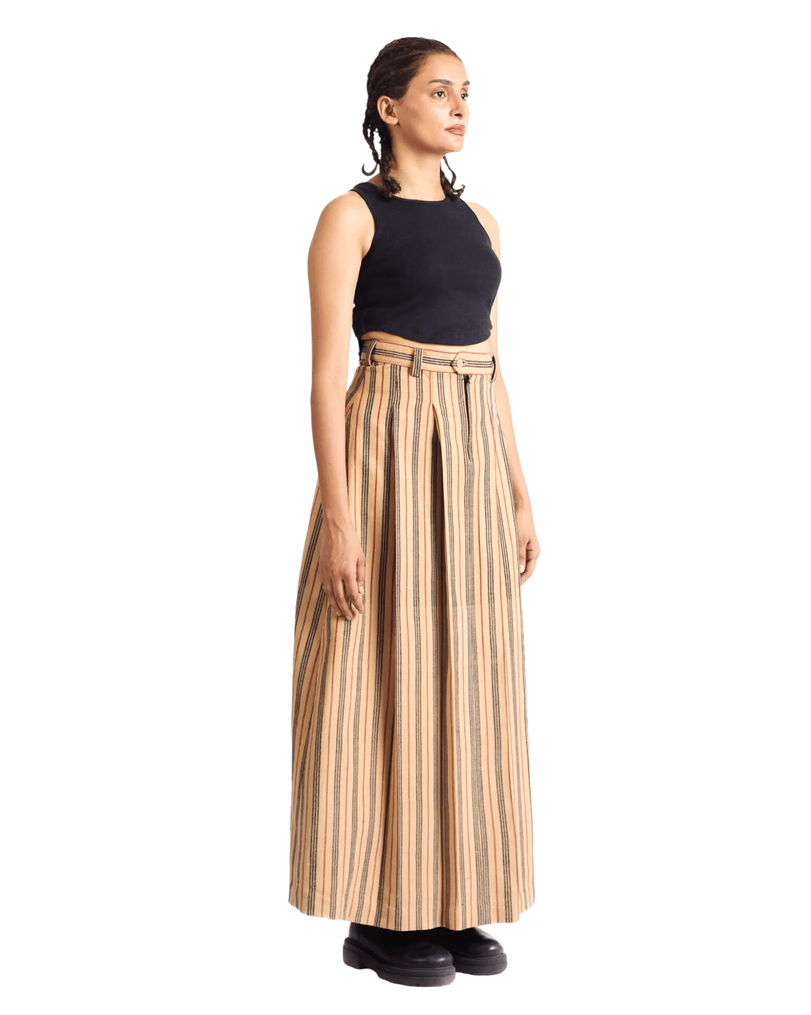 "SUNSET STRIPES" MAXI SKIRT