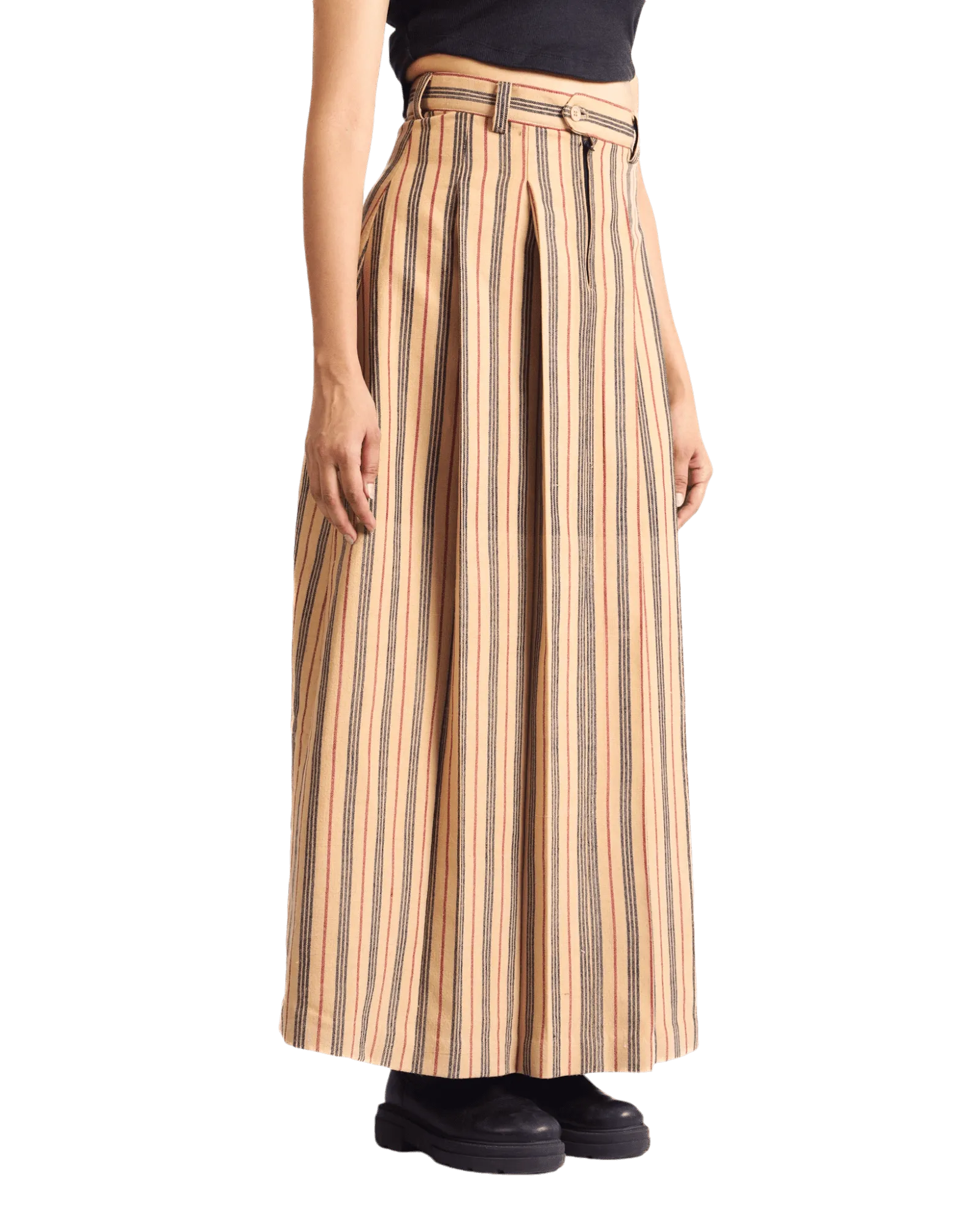 "SUNSET STRIPES" MAXI SKIRT