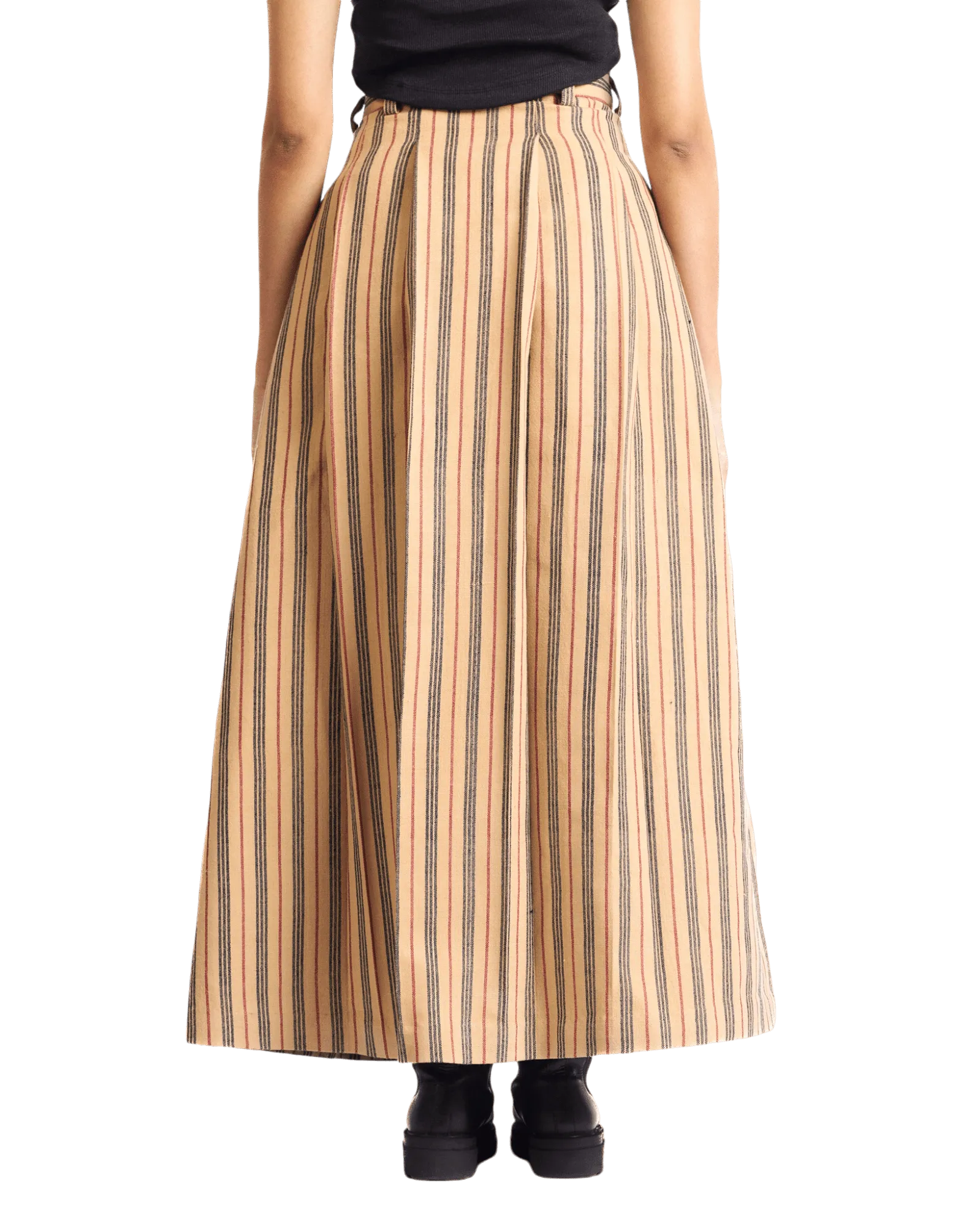 "SUNSET STRIPES" MAXI SKIRT