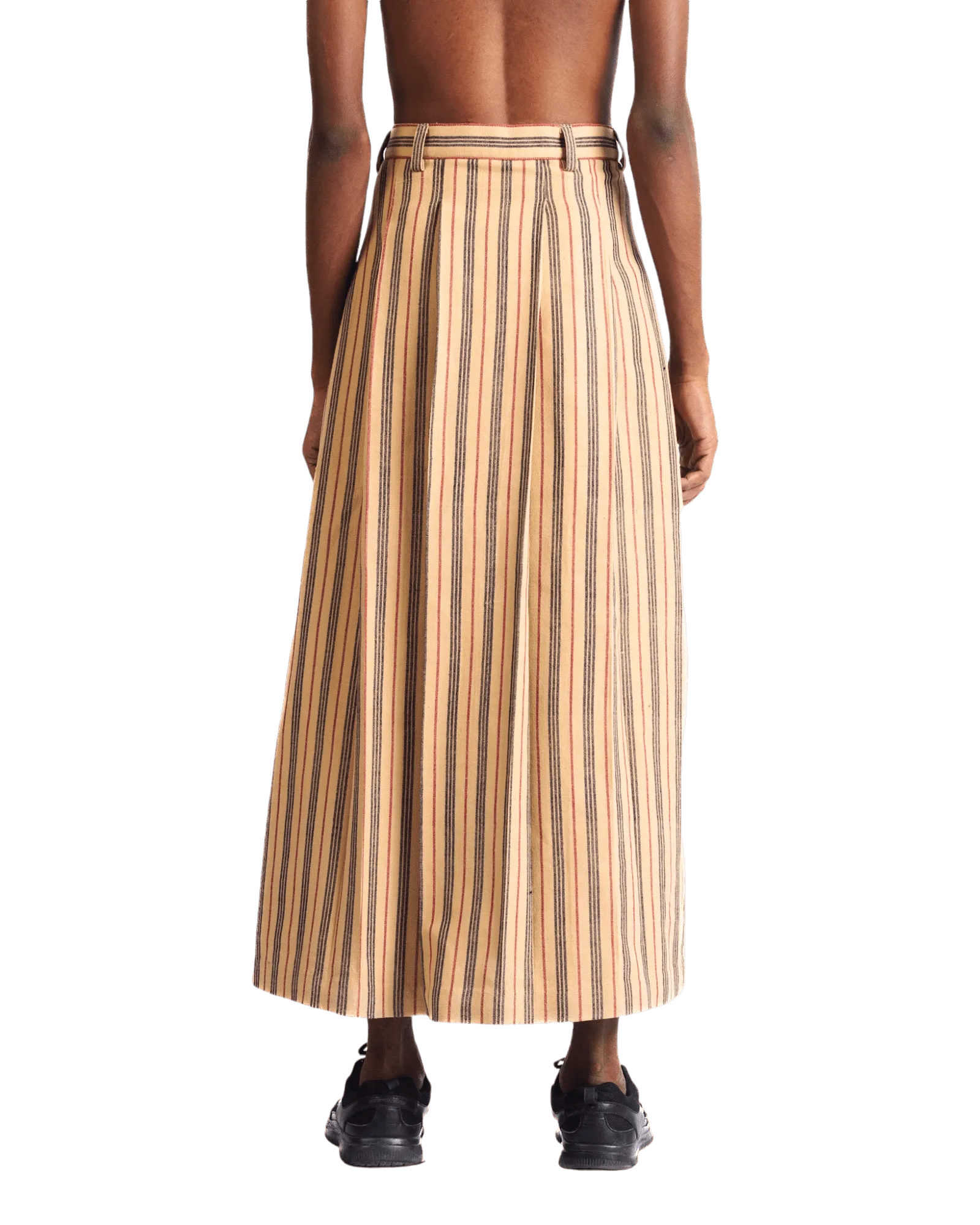 "SUNSET STRIPES" MAXI SKIRT