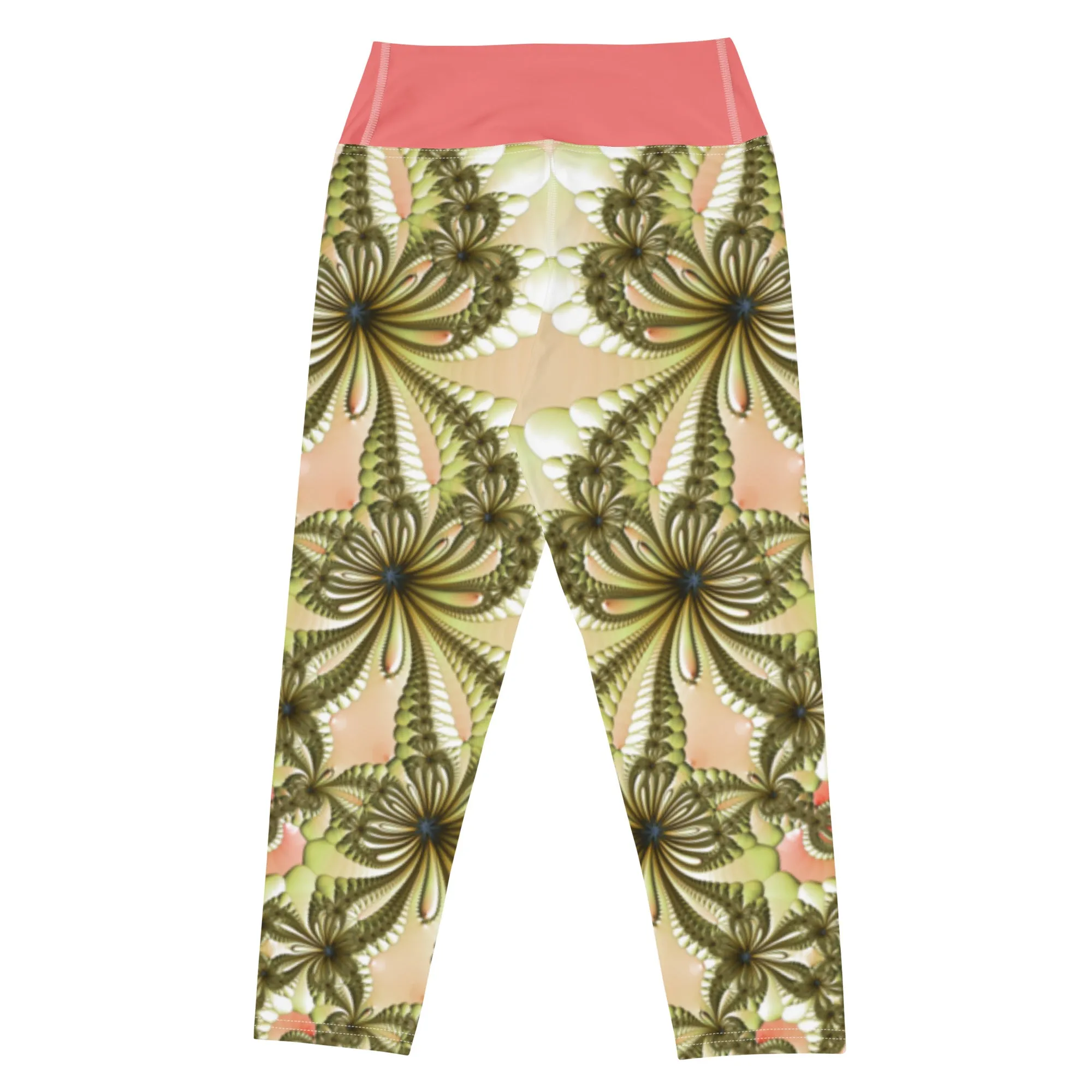 "Wild Lily" Collection - Yoga Capri Leggings