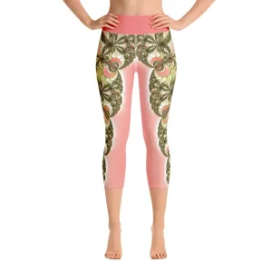 "Wild Lily" Collection - Yoga Capri Leggings