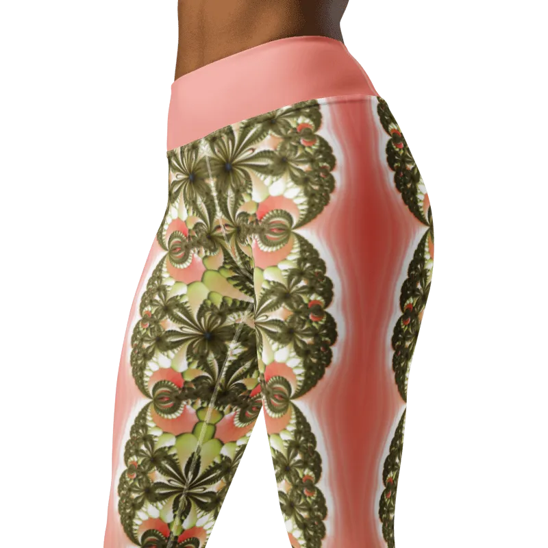 "Wild Lily" Collection - Yoga Long Leggings