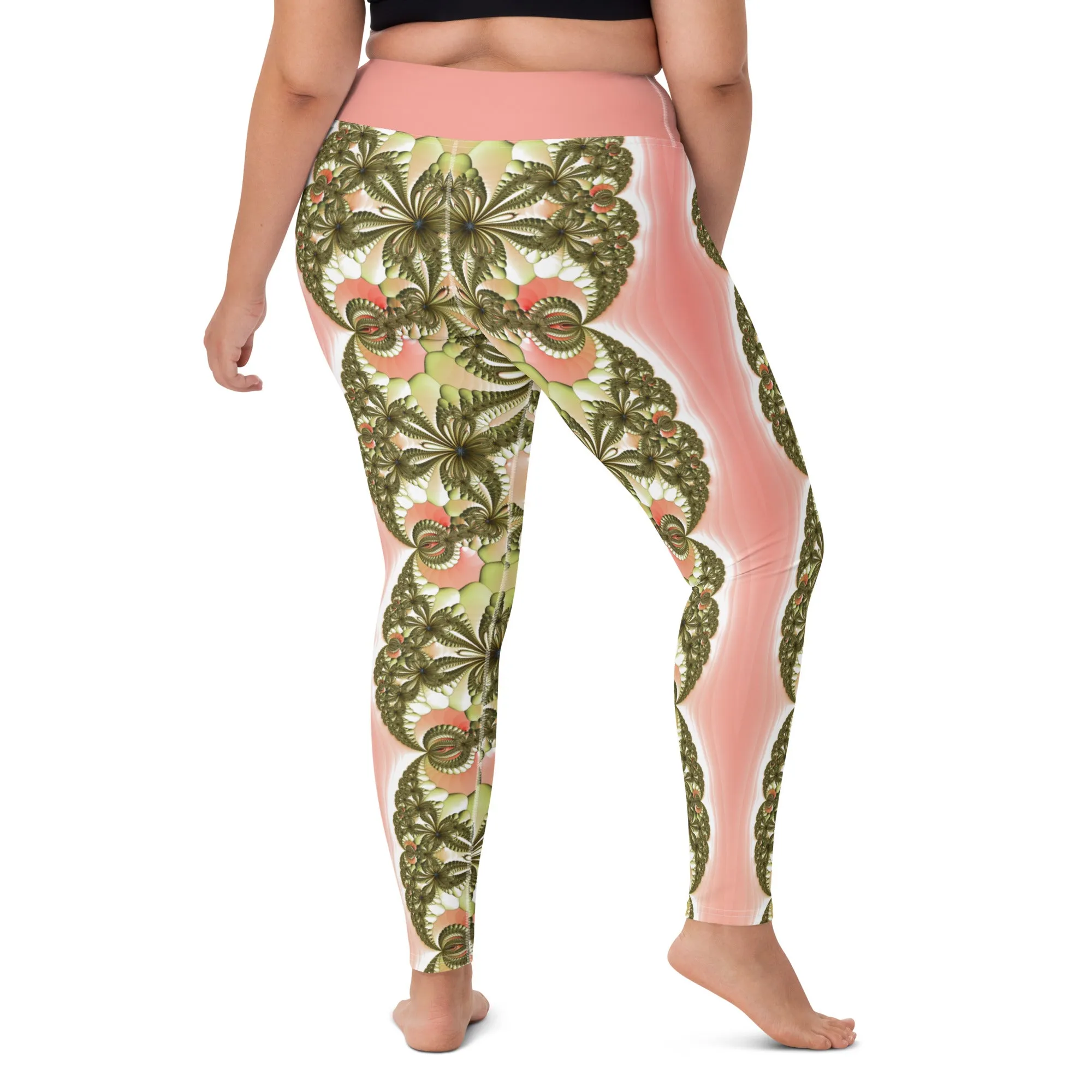 "Wild Lily" Collection - Yoga Long Leggings