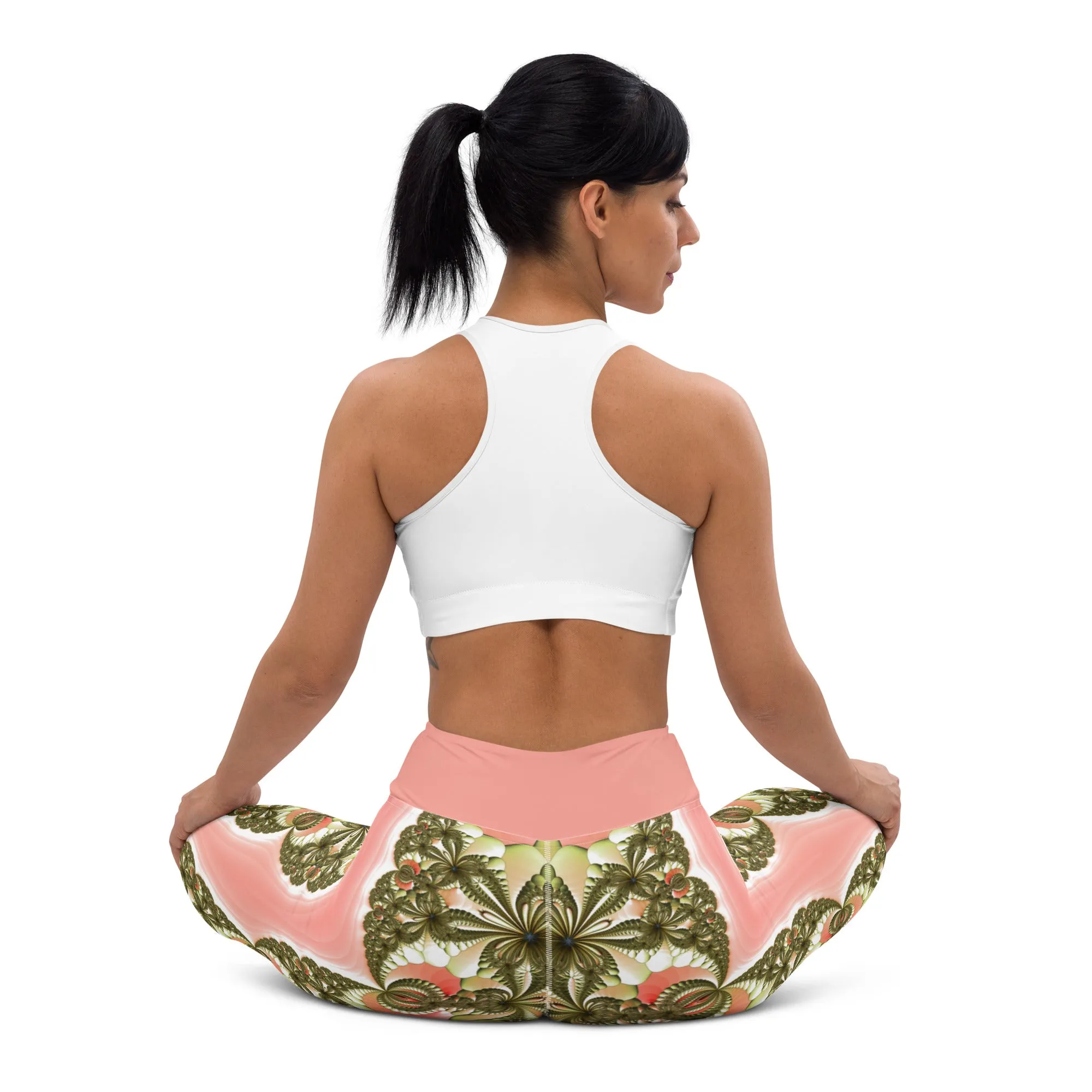 "Wild Lily" Collection - Yoga Long Leggings