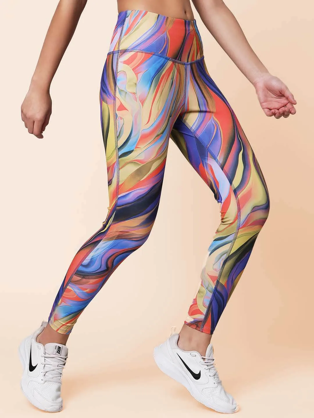 Radiance Print High Impact Action Bra & Luxe Leggings