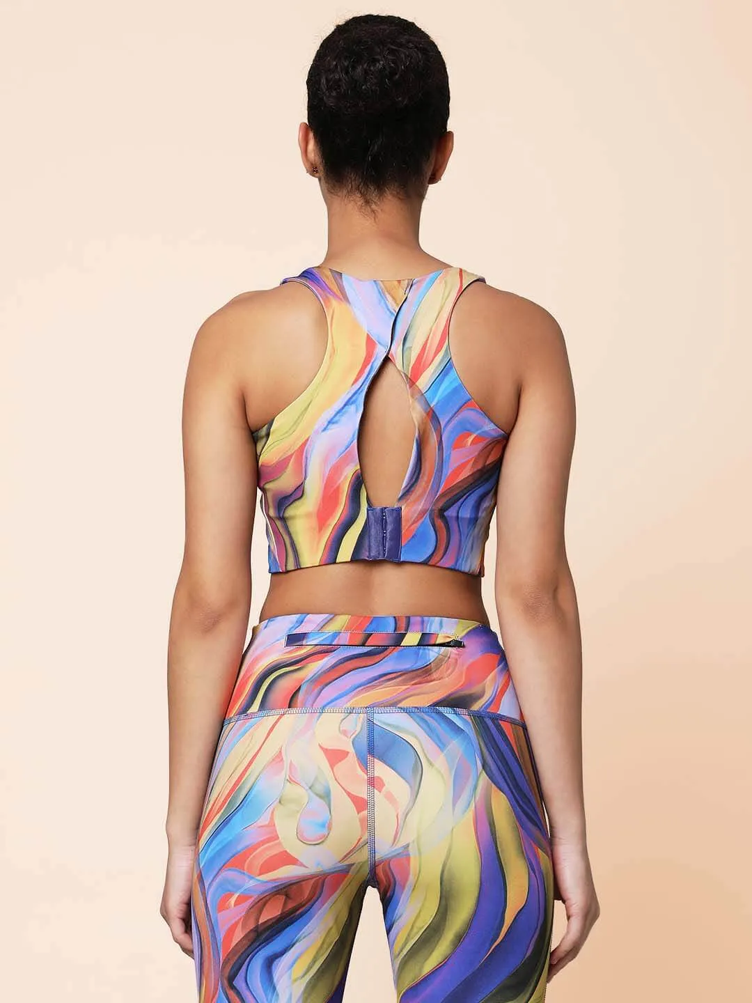 Radiance Print High Impact Action Bra & Luxe Leggings