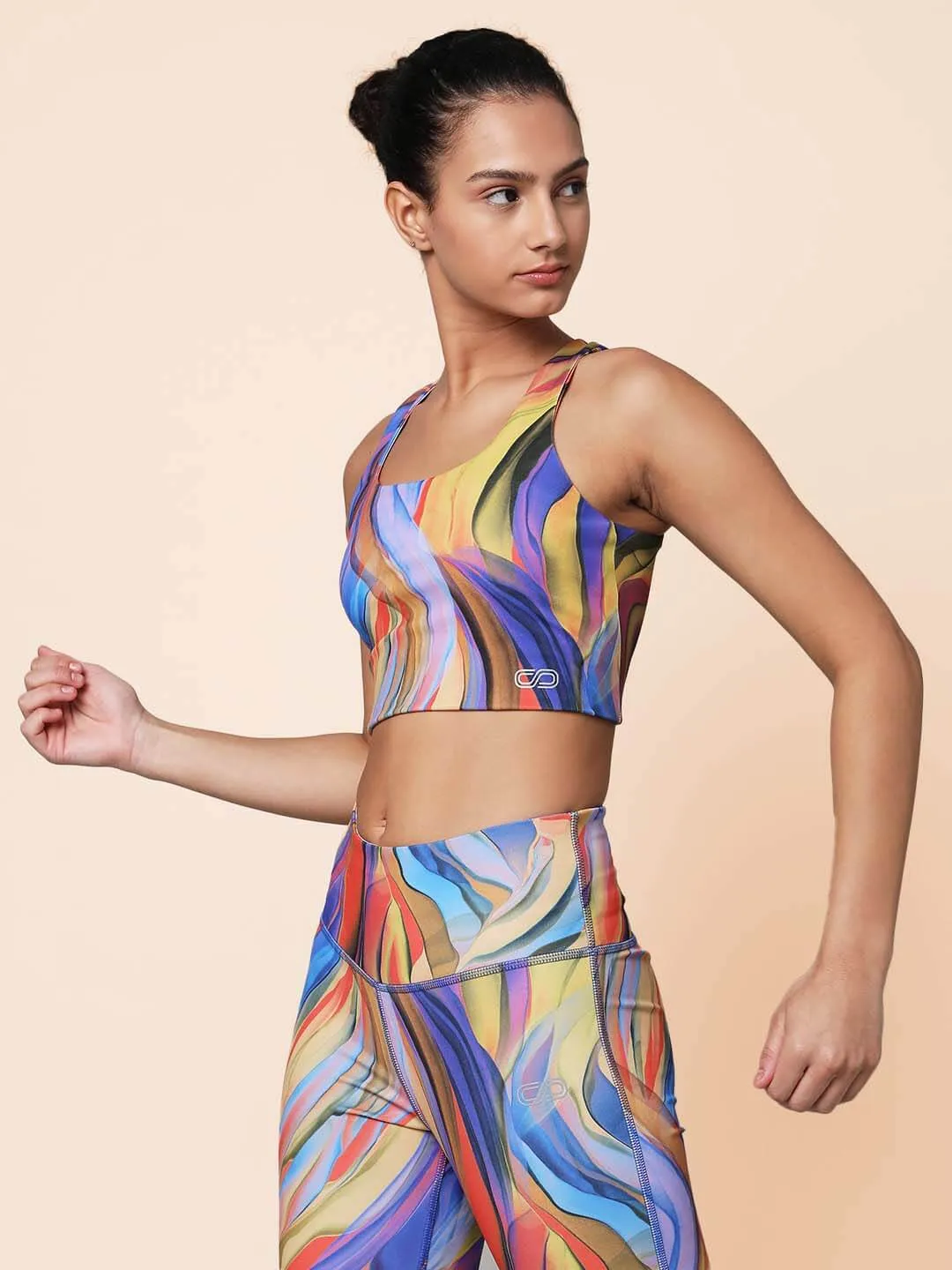 Radiance Print High Impact Action Bra & Luxe Leggings