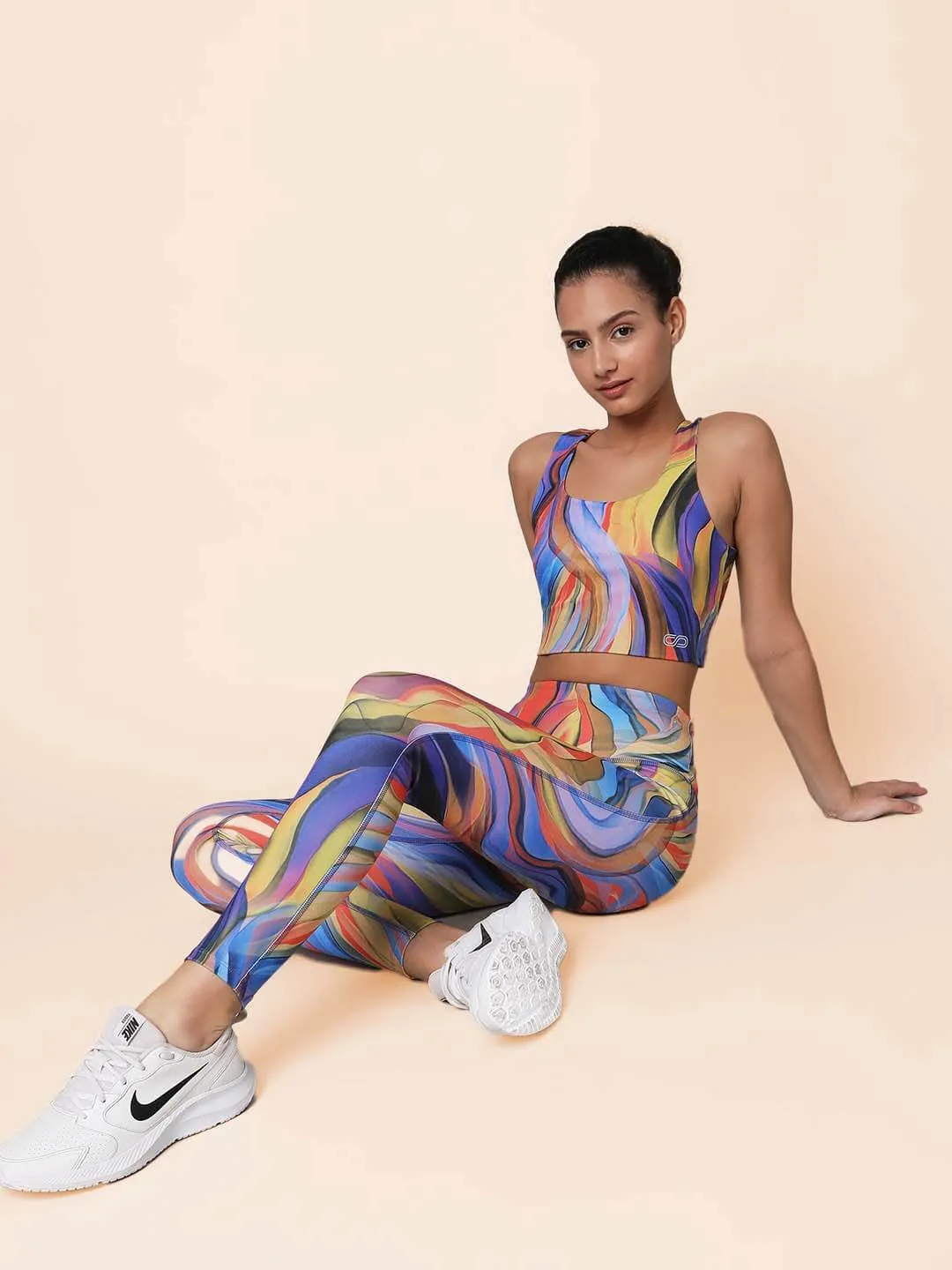 Radiance Print High Impact Action Bra & Luxe Leggings