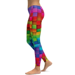 Rainbow Blocks Leggings