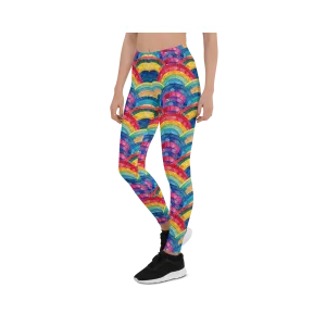 Rainy Rainbow Leggings