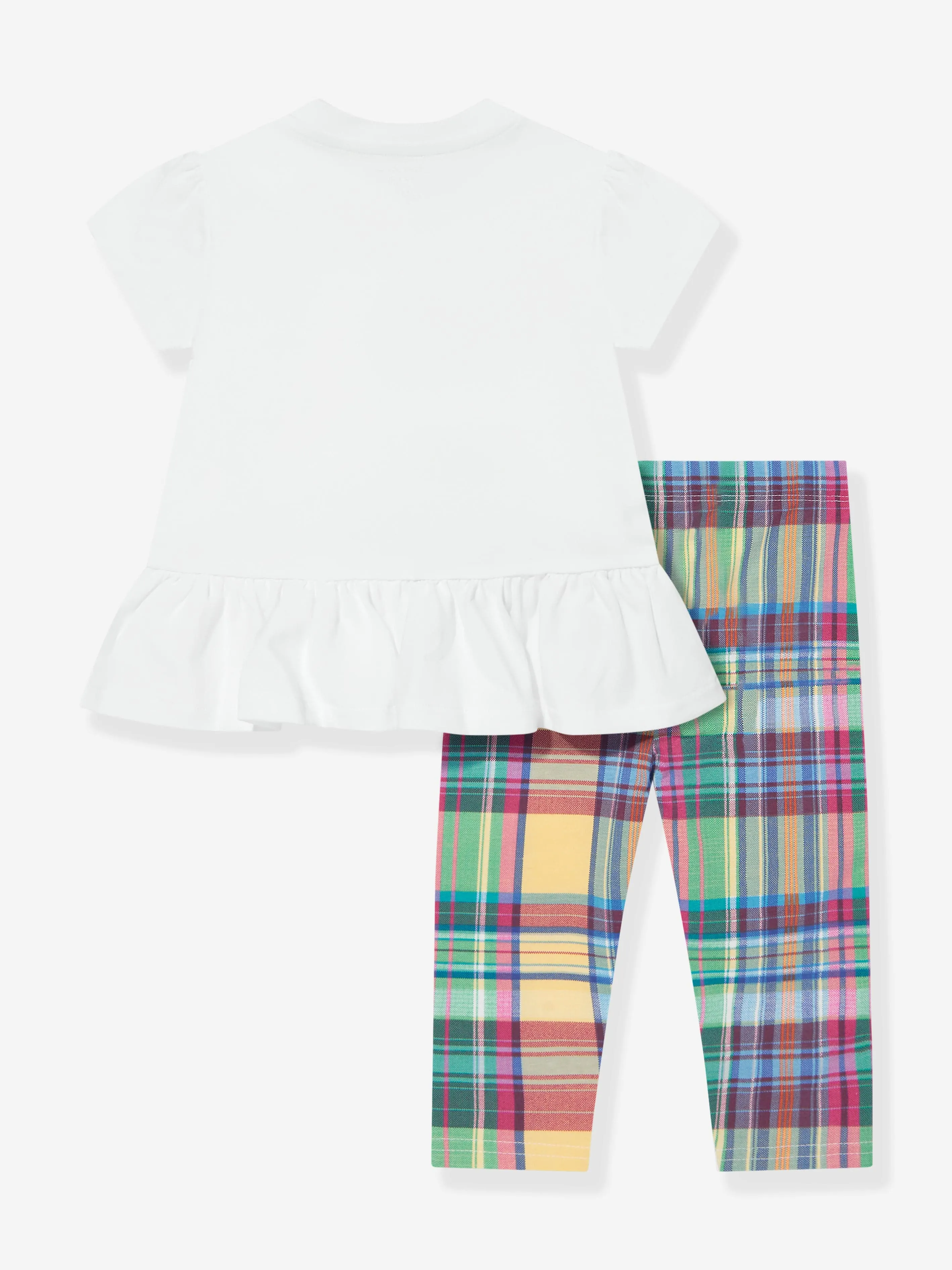 Ralph Lauren Baby Girls Leggings Set in Multicolour