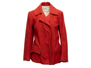 Red Maison Margiela 2022 Cotton Jacket Size US S