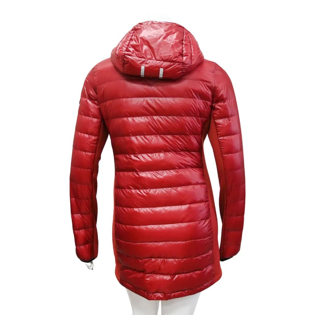 Red Puffer Hooded Coat