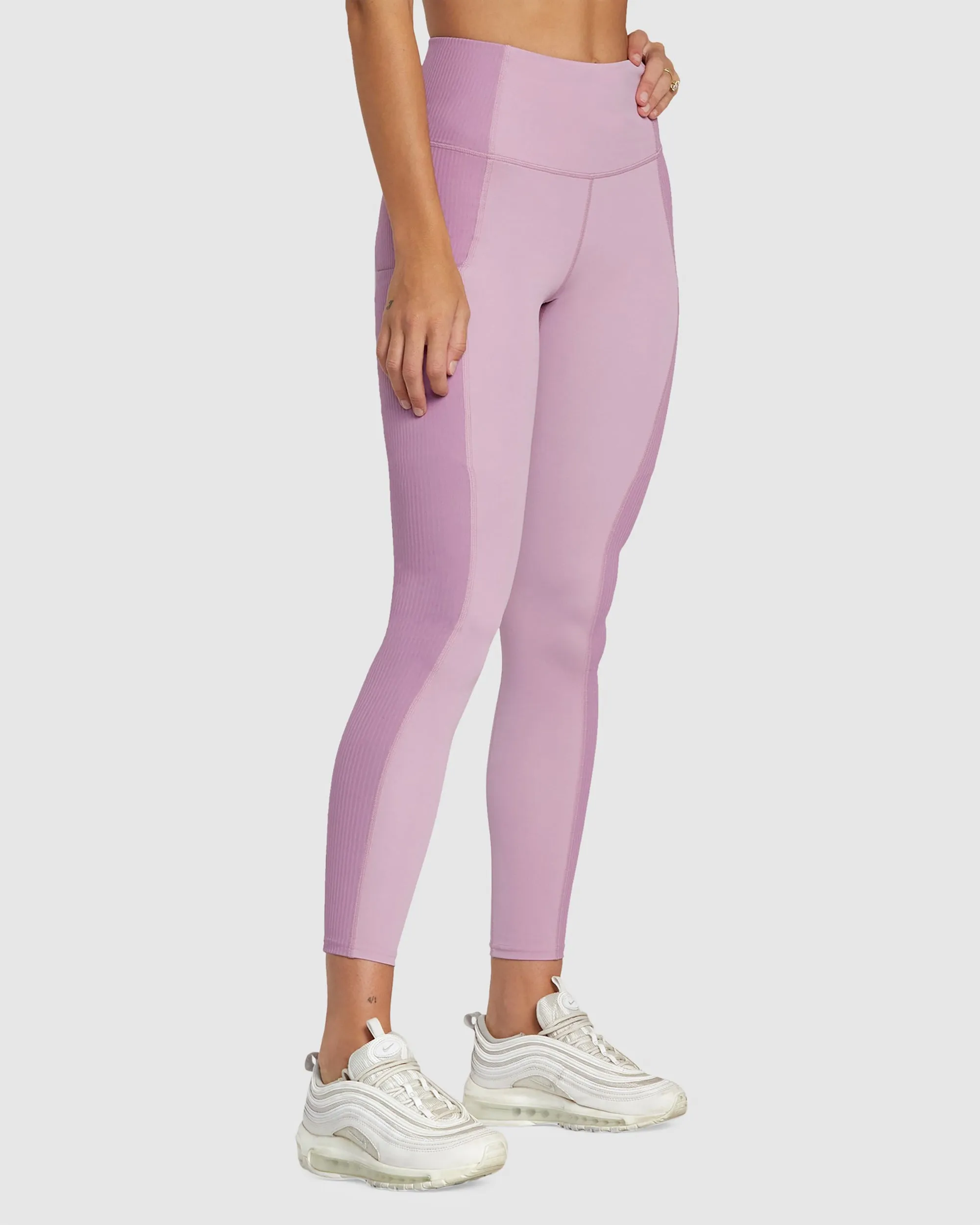 RIB BLOCK LEGGING