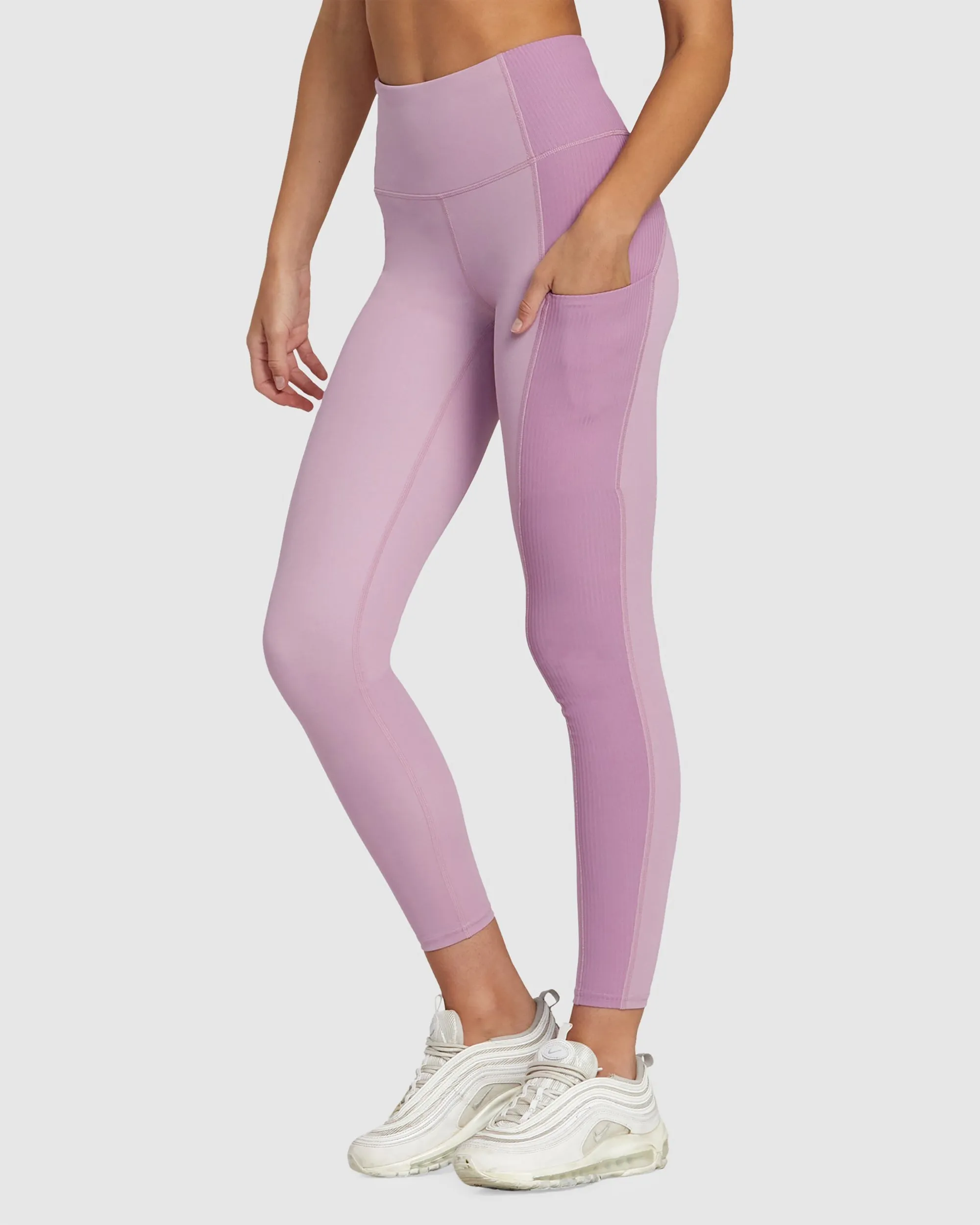 RIB BLOCK LEGGING