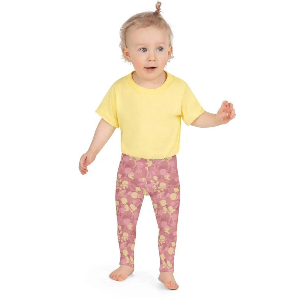 Rosy Floral Kid's Leggings