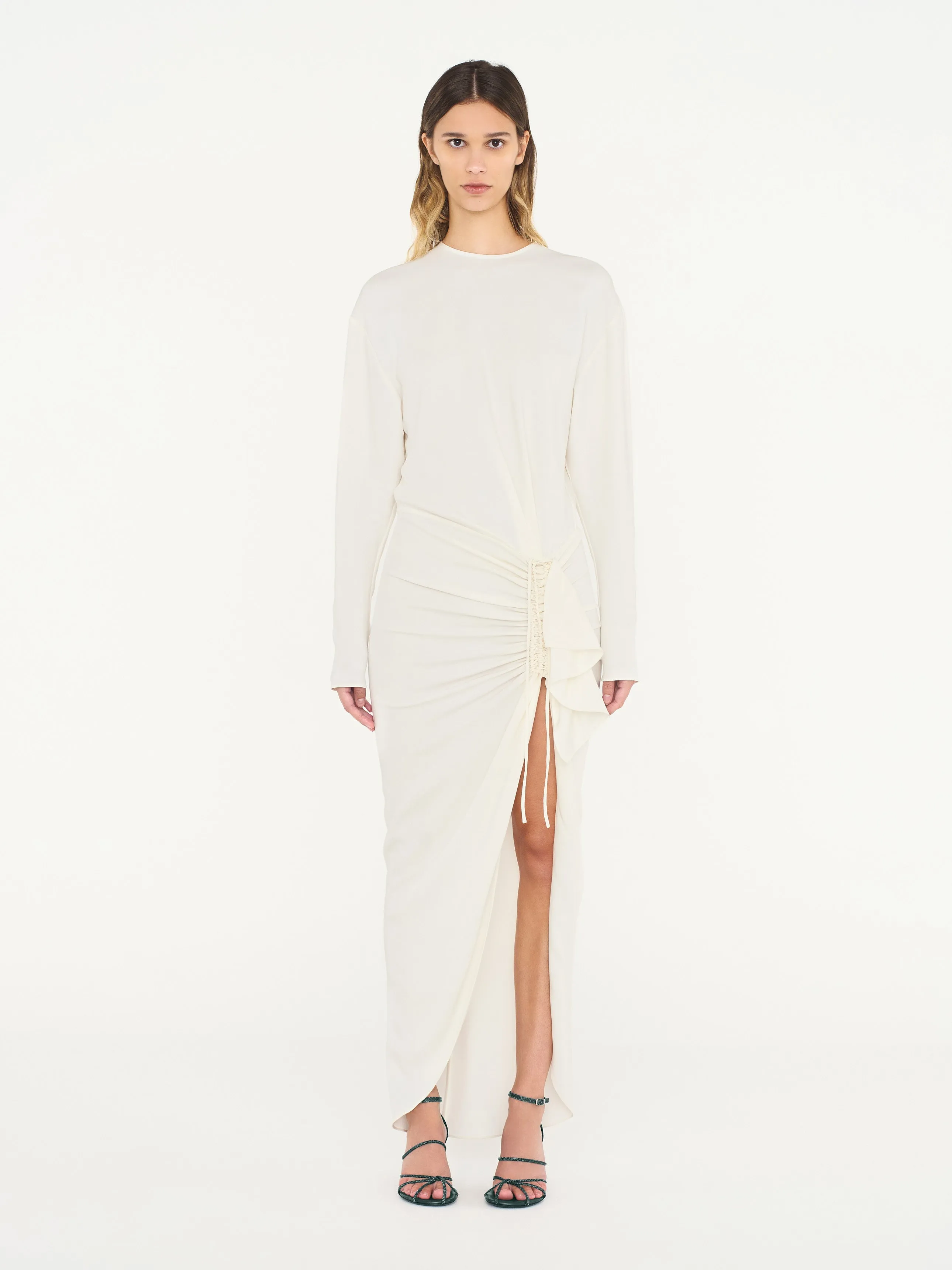 Ruched Cadence Long Sleeve Dress