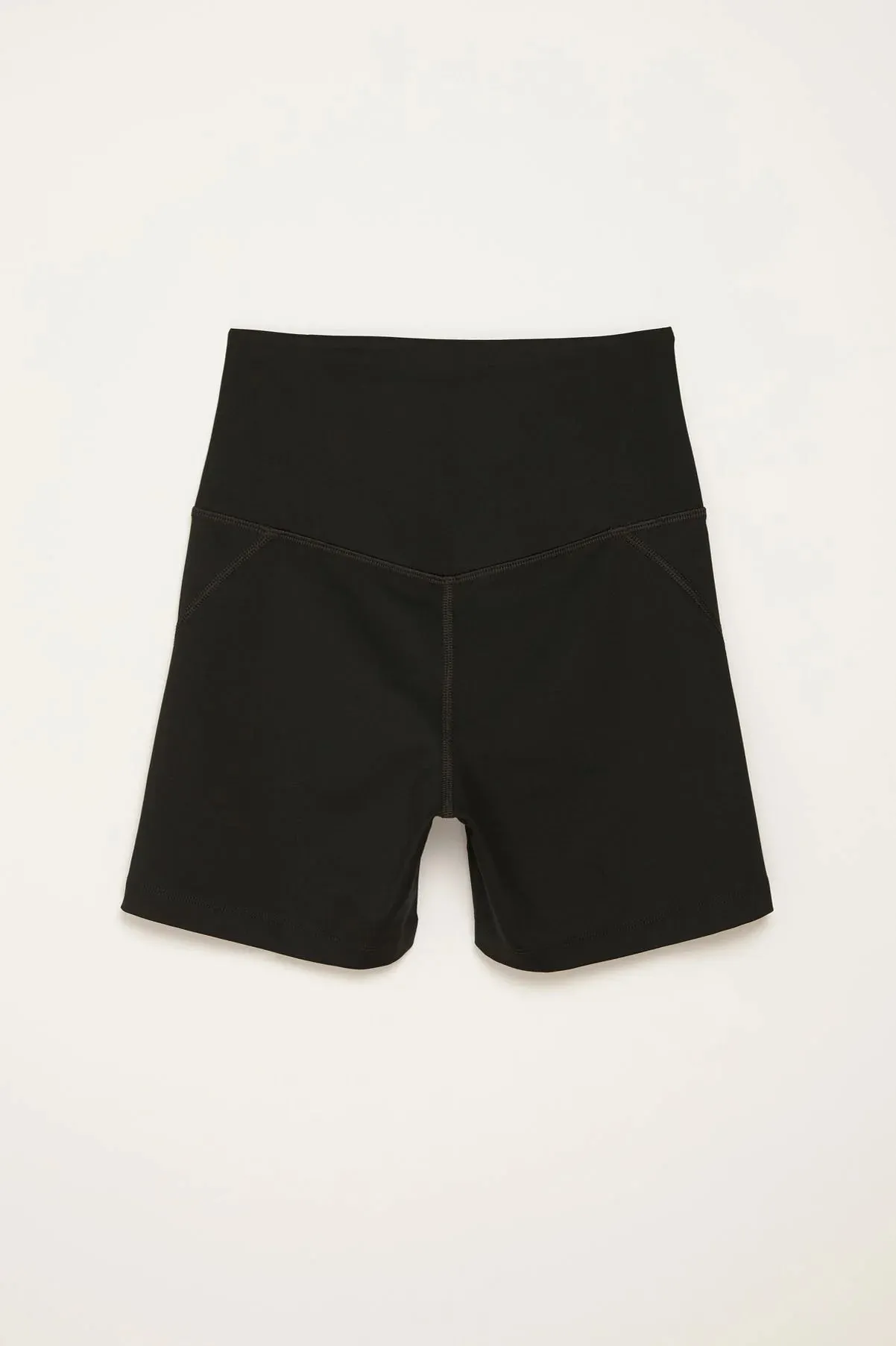 run shorts - high-rise - black