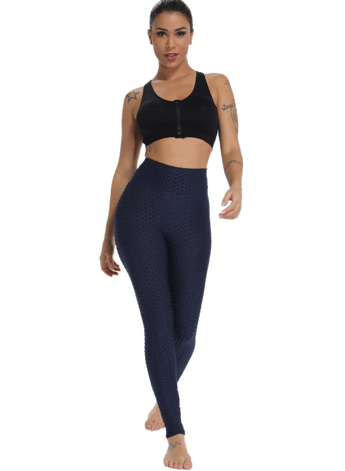 SALE 🎉 SEASUM Compression Leggings High Waisted Textured Pants